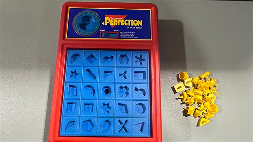 Watch Perfection Board Game - Popping Shapes and Pieces on Amazon Live