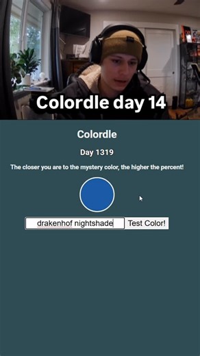 C3G | Colordle day 14 Follow my socials: YouTube: Chick3nGod Twitch: chick3n_god #chick3n_god #gaming #fyp #viral #funny #twitch #wordle... | Instagram