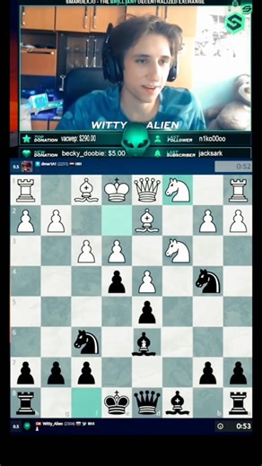 Alien Gambit is beautiful #chess#aliengambit@volen#GM#brilliant#edit#chessmasters#aliengambit