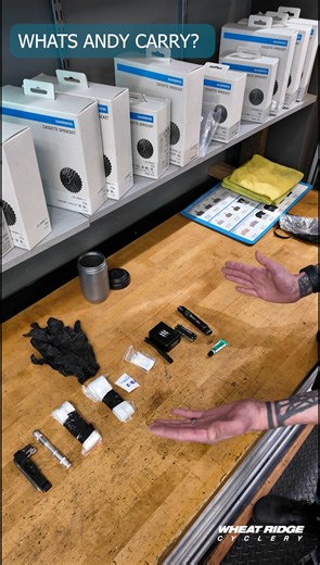 Wheat Ridge Cyclery | Quick check of Andy’s on-bike setup. Nothing extra Nothing missing Just the stuff that keeps the rides rolling This is what lives on his... | Instagram