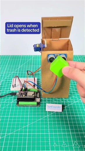 Smart Trash Can Prototype with ESP32