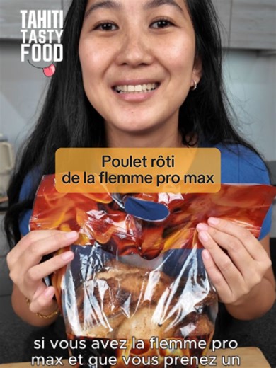 Poulet Rôti de la flemme pro max 🍗super facile et délicieux🍗 rajoutez du riz, des sauces et épices🥗 les légumes que vous avez sous la main 🍗 tama'a maita'i🌺 ##tahiti #Food #Foodie #easyrecipes #chicken