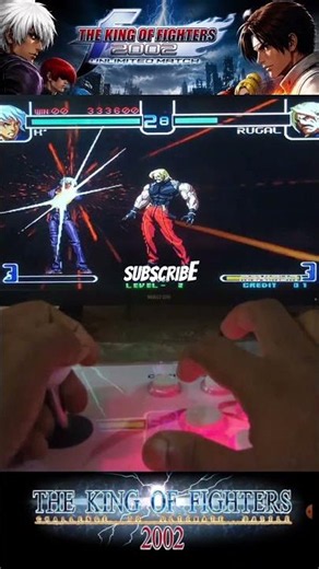 K’ vs Rugal Was PURE DESTRUCTION 😳🔥 #kof #gamingshorts #snk #gaming #kof2002 #k #rugal