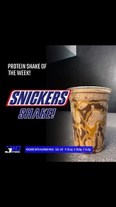 Protein Shake of the Week: Snickers Shake  Craving something sweet...