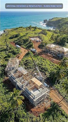 Resort Villa Built in 60 Seconds! | Construction Time Lapse #timelapse #home #engineering