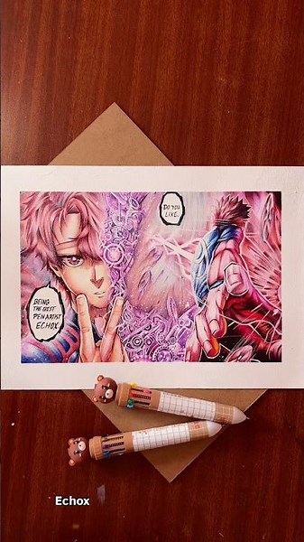 Hugo pen drawing bluelock complete #pendrawing #anime #bluelock #manga #penart #shorts #hugo