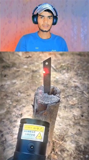 Insane High-Power Laser⚡️#shorts #Laser #PowerfulLaser