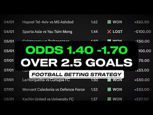 The BEST Odds Range for Football Betting (Over 2.5 Goals Strategy)