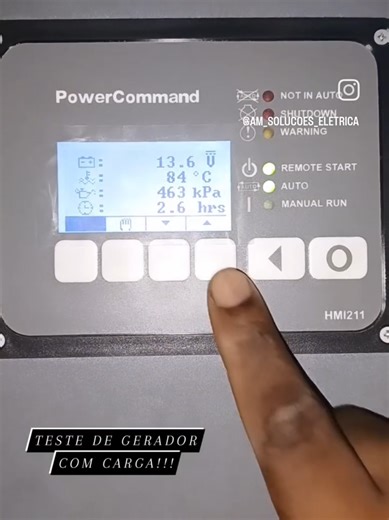Teste de Gerador com carga! #Gerador #elétrica #redeelétrica #testecomcarga #eletrotécnico