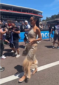 Alexandra Leclerc at the Monaco Grand Prix: Fan Moments