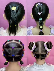 9.9K views · 413 reactions | Quick and stylish hairstyle for baby girl | Parenting | Facebook
