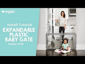 Expandable Plastic Baby Gate | Install Tutorial