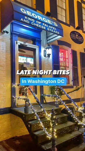 Late-Night Eats: George's King of Falafel & Cheesesteak in Georgetown DC