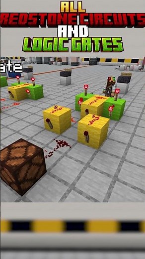 HOW DO REDSTONE LOGIC GATES WORK? (I show you!) #redstone #redstonebuild #minecrafttutorial