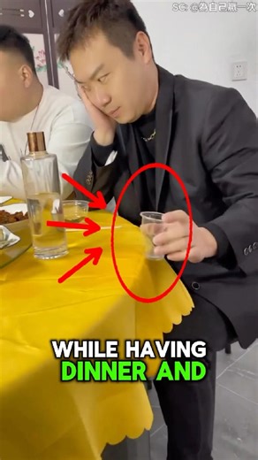 Man Tries to Fool His Boss at Dinner… But Gets Caught‼️😅