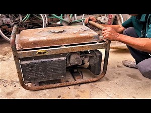 💡The Old Man Helped The Shop Owner To Repair The 5 5KW Generator // Restoration Rusted Old Generator