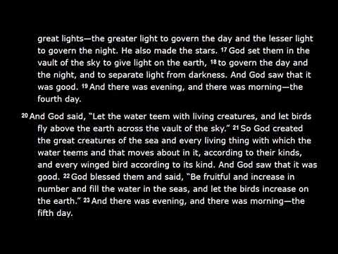 Genesis 1 New International Version (NIV)