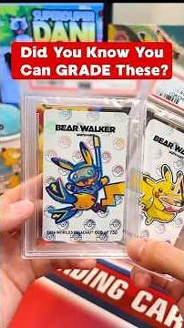 Did you know you can GRADE these Pokémon Skateboard Cards? 🤯 #pokemon #skateboard