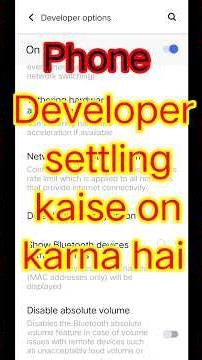 how to enable developer option। developer option kaise on kare in odia