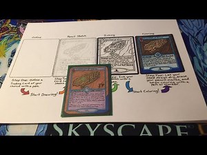 How To Make a Card Game By Hand | Homemade Trading Card Game | How To Make A TCG