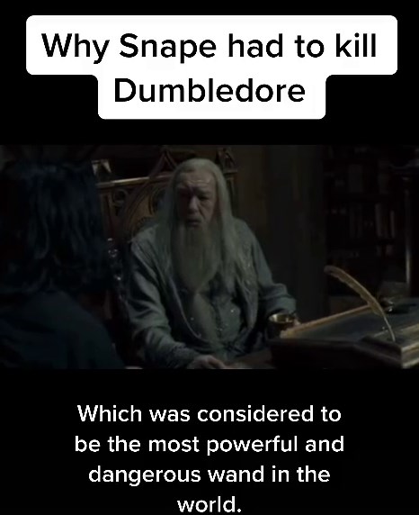 Understanding Why Snape had to Kill Dumbledore