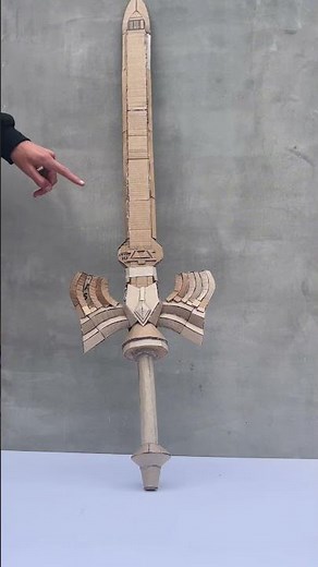 Building THE MASTER SWORD With Cardboard