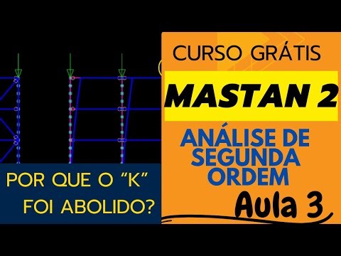 Curso Grátis de Mastan2 - Aula 3 - Análise de Segunda Ordem, Flambagem Parte 2