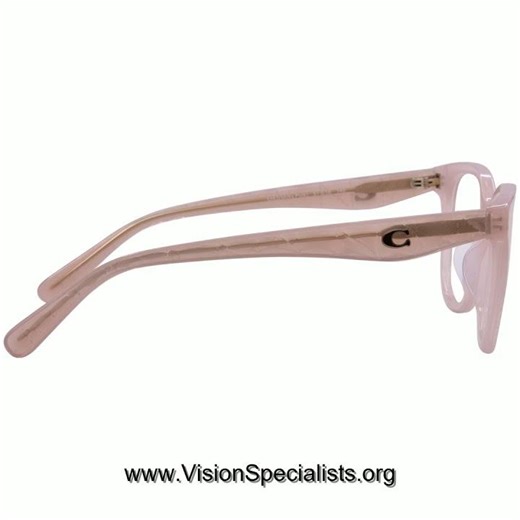 Coach HC6256U Eyeglasses Womens Full Rim Square Shape Milky Pink5863