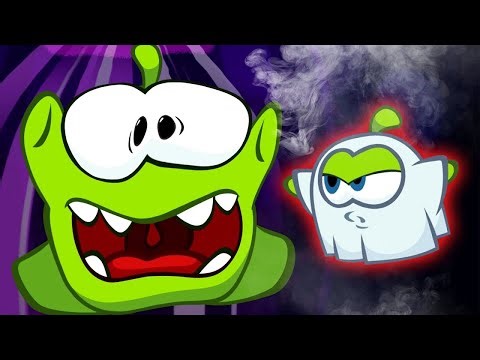 Om Nom Meets Tiny Ghost | Spooky Halloween Cartoons For Kids | Om NOm Stories