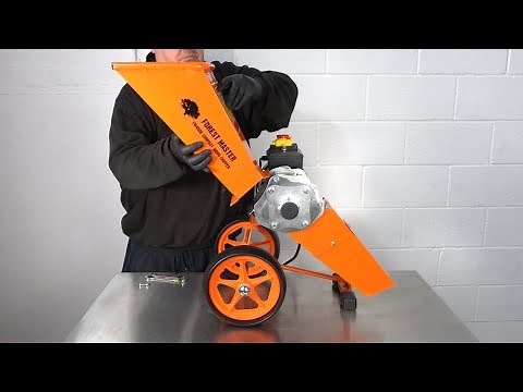 Forest Master FM4DDE-MUL 4HP Compact Electric Mulcher and Wood Chipper - Full Assembly Guide