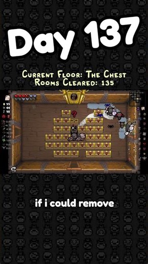 [HOOF] Beating a Room a Day, DAY 137. #gaming #bindingofisaac #isaac