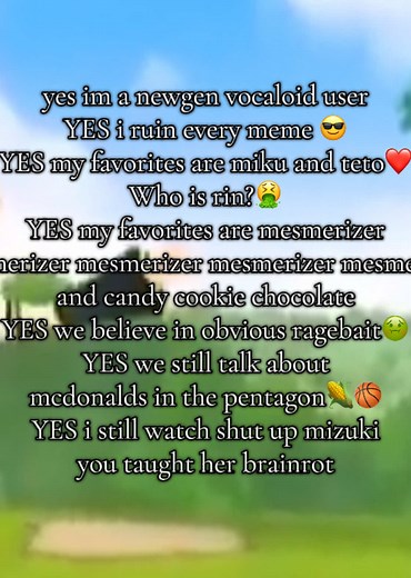 (i am not one of those) i have to appeal to the youngins by being rad and hip somehow #vocaloid #teto #miku #shutupmizukiyoutaughtherbrainrot #mcdonaldsinthepentagon #cringe #cornball #fyp #meme #xyzbca #fyppppppppppppppppppppppp