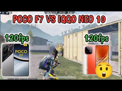 POCO F7 VS IQOO NEO 10R 🔥1V1 BATTLE IN TDM । 120FPS VS 120FPS
