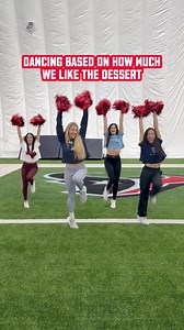 Our two loves, dancing and chocolate chip cookies 😂 #houston #texans #cheerleader #dance #dessert | Houston Texans Cheerleaders
