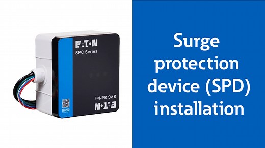 Surge protection device (SPD) installation - Eaton videos
