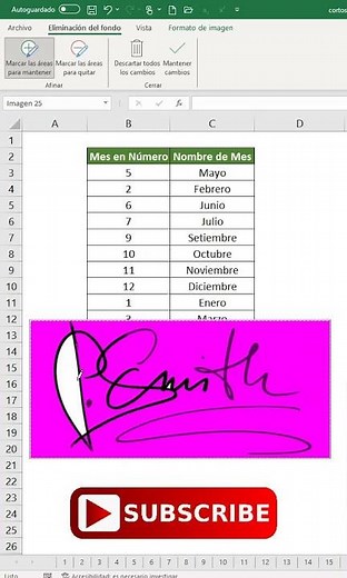 Aprende a insertar tu firma digital en #excel