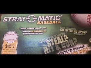 Creating a League from scratch in Strat-O-Matic PC Game