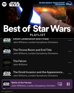 🌟Celebrate #Maythe4th all weekend long with music from a galaxy far, far away and listen to the Best of Star Wars playlist now! | Walt Disney Records