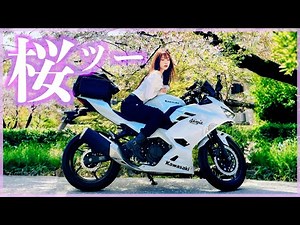 【NInja】お花見ツーリング【NEWギア】