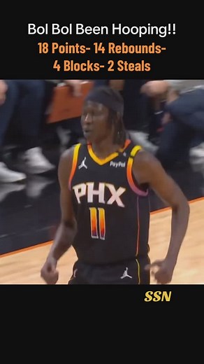 Bol Bol Been Hooping!! Drops 18 Points, 14 Rebounds, 2 Steals And 4 Blocks Vs. The Grizzlies!! #bolbol #hooper #buckets #nba #nbabasketball #phoenixsuns #explore #explorepage | Stoner Sports Network