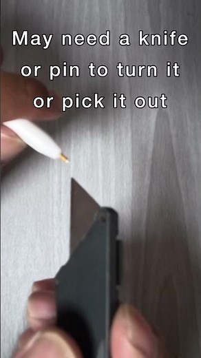 Broke your Apple Pencil Tip? Piece stuck inside? Follow for an easy fix. #applepencil