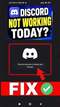 Discord Rate Limited Fix 🔥 Resource Error Solution