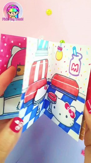 Pink Ping World Toca Boca DIY and Papercrafts