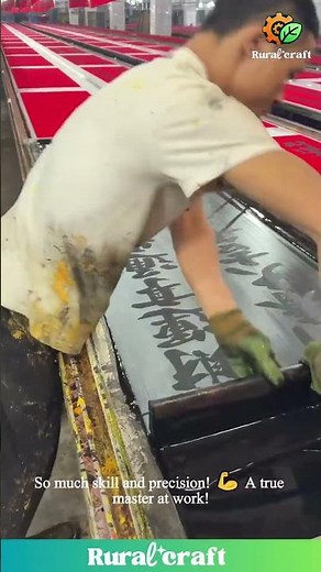 This is The SECRET Art of Chinese New Year Banners! 🤯 Watch This INCREDIBLY Satisfying Process!