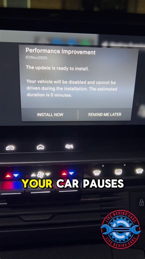 🚗 Why You Can’t Drive Your Car During a Software Update | The Real Reason Behind It #CarTech #ModernCars #AutoUpdate #TechExplained #SmartCars | Life Behind Cars