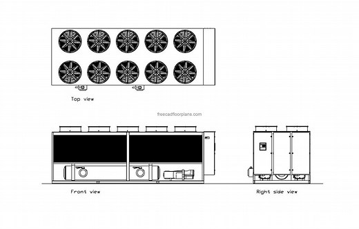 Chiller - Free CAD Drawings
