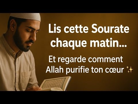 Lis cette Sourate chaque matin… Et vois comment Allah purifie ton cœur 🕋✨