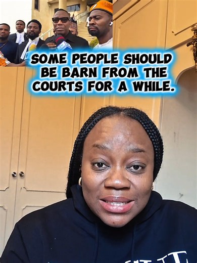 Some people really need to be banned from the court area. Especially those boys with orange berets they're always around whenever there's a serious issue. At first, they came in solidarity, but lately it seems like their only goal is to cause confusion. I think the judges or court administration should ban them for a while. Or at least set some clear boundaries. Right now, they're crossing every line and making things worse for everyone. Do you agree? Let me know in the comments. #verydarkman #R