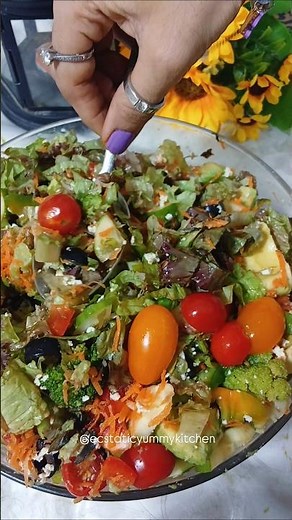 celery and cottage cheese rainbow salad