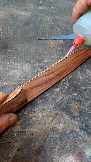 A unique Knife made from wood #woodworking #diy | Axell darbuka